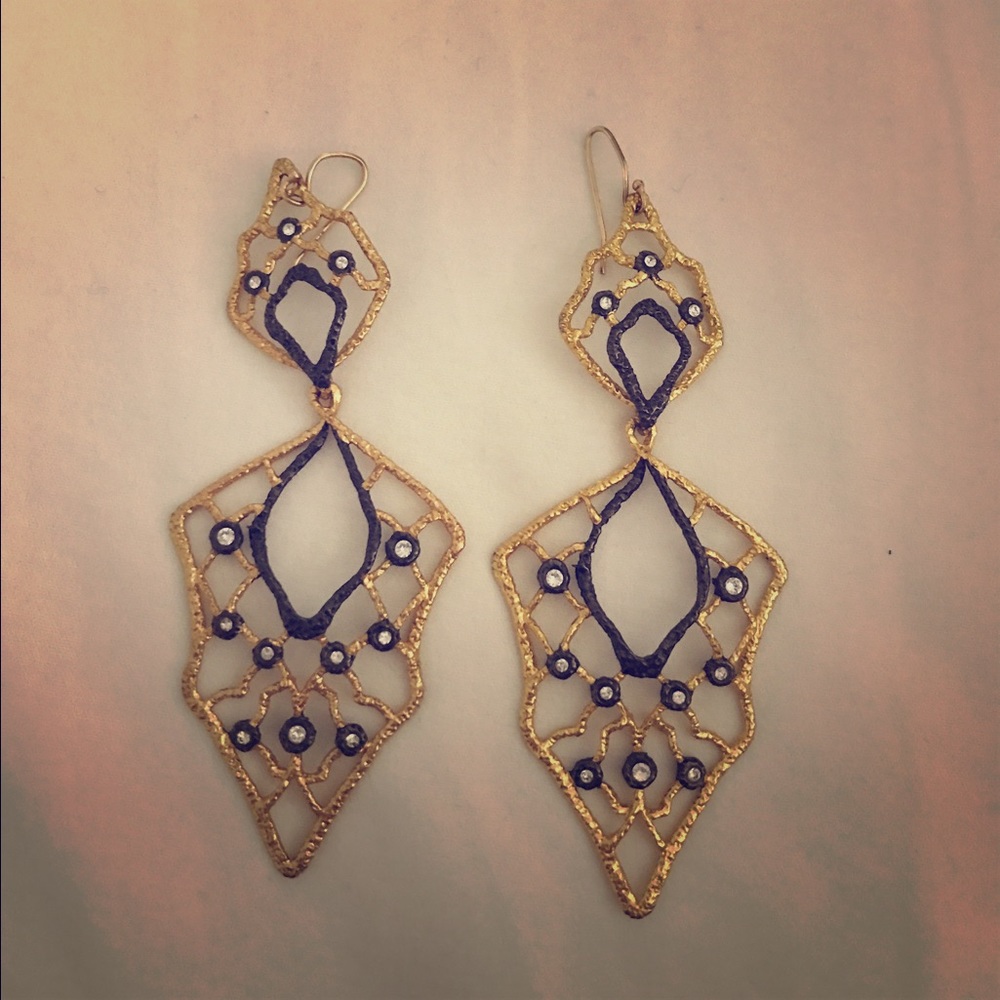 Gorgeous Alexis Bittar "Lace" earrings