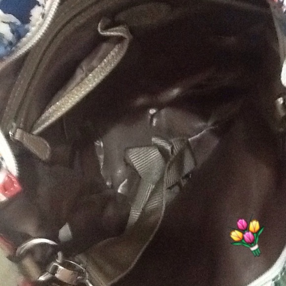 Dana Buchman Floral Handbag - Picture 3 of 4