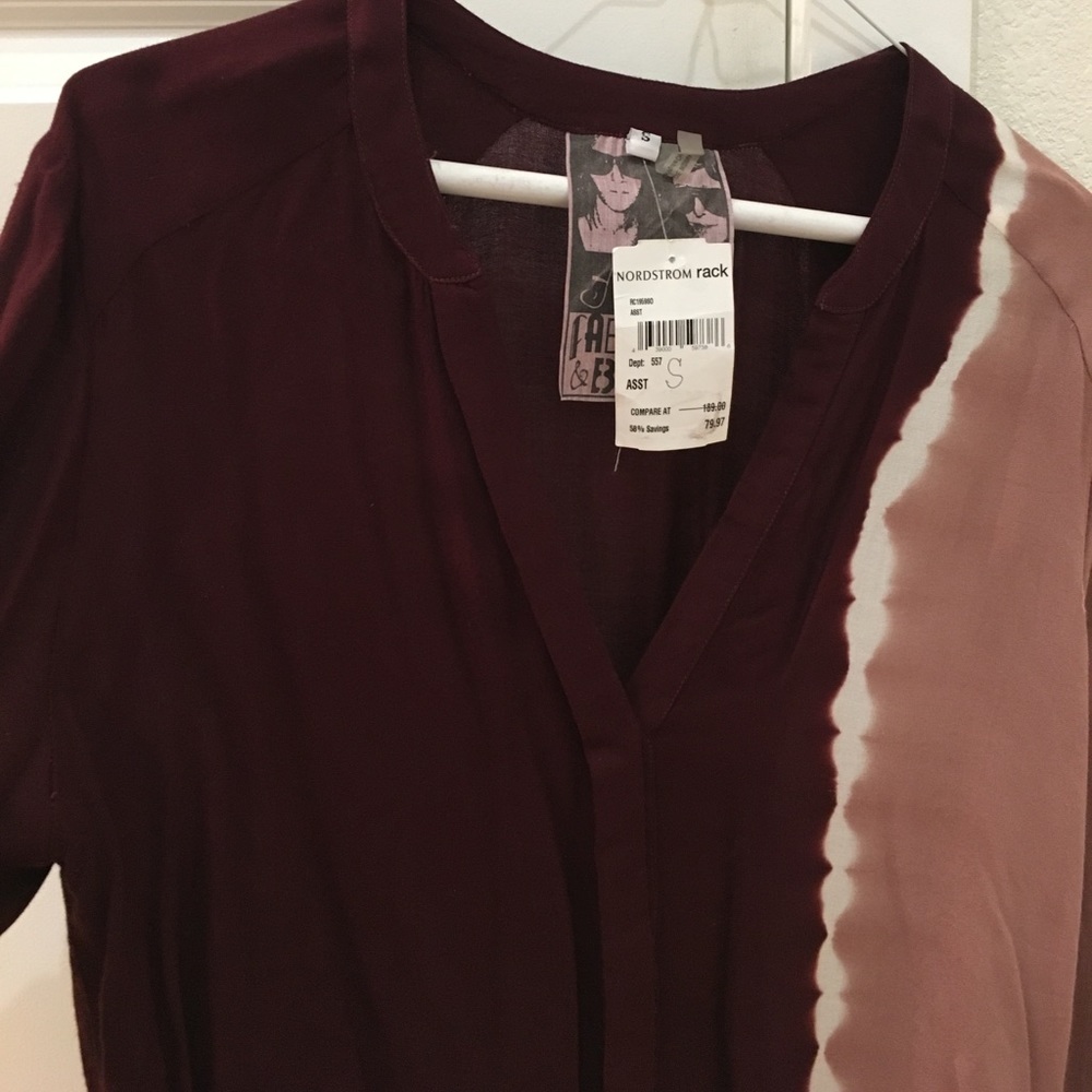 NWT Young Fabulous & Broke Tie Dye Blouse S - Picture 2 of 7