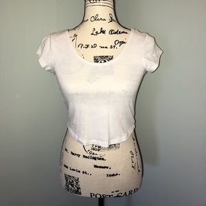 White Crop Top