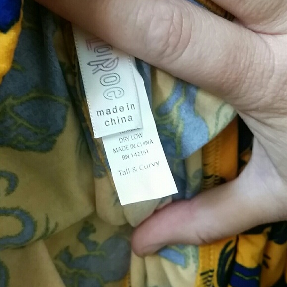 DONATED Brand New Lularoe Elephant TC Leggings - Picture 3 of 3