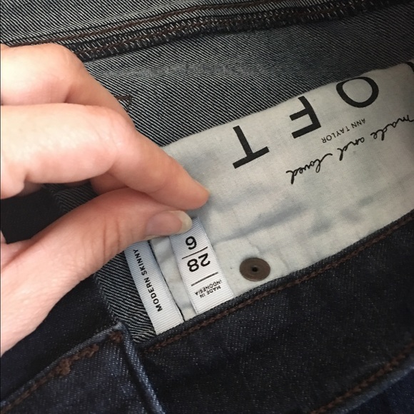 LOFT modern skinny jeans // 6 reg - Picture 5 of 8