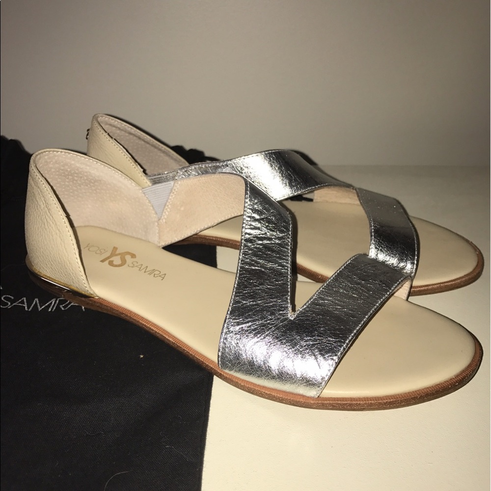 Yosi Samra Casey Crossover Leather Sandal  *SALE*