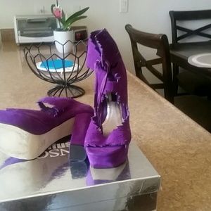 Senso Purple heel shoe