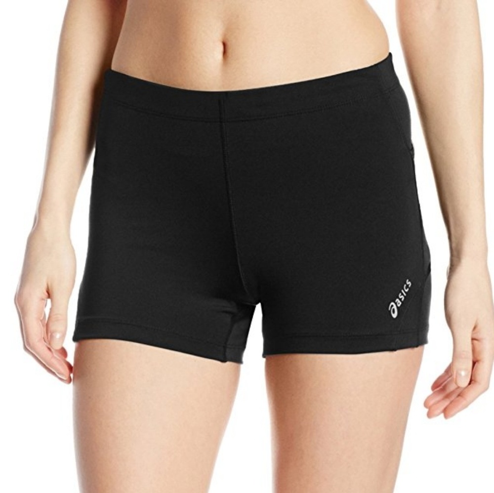 ASICS 2.5 inch black exercise running shorts