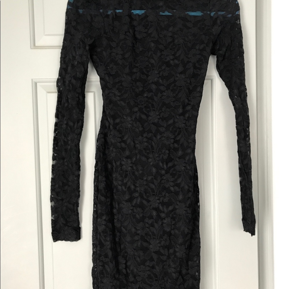 Moda International Black Lace Dress