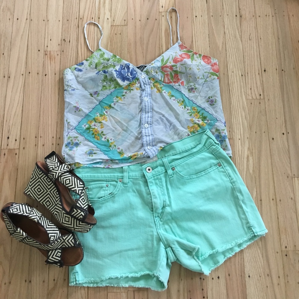Levi's Teal shorts