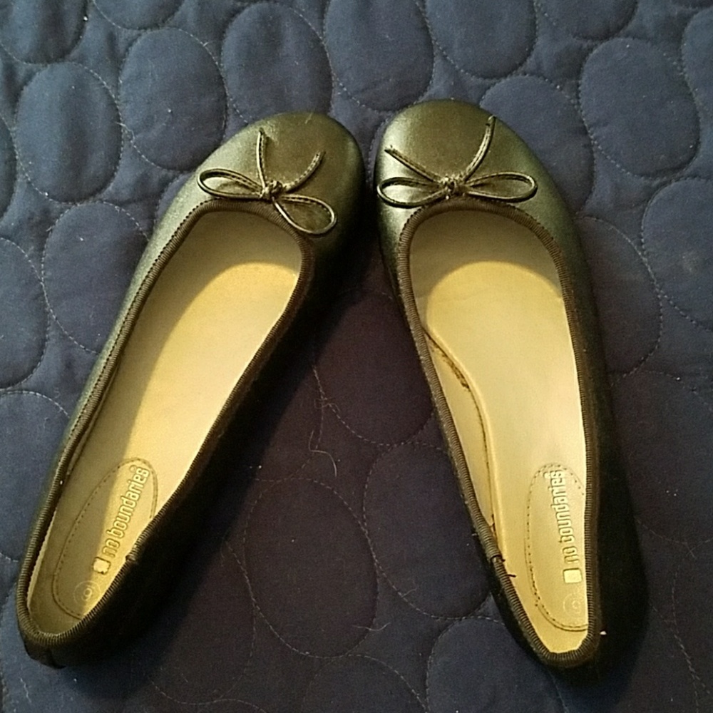 Black Ballet Slipper Shoes/Flats size 6