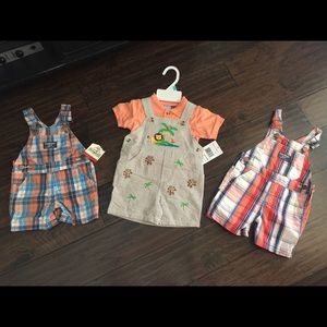 6-9months overalls. Never been worn