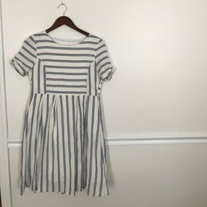 Striped Summer Dress - Size M