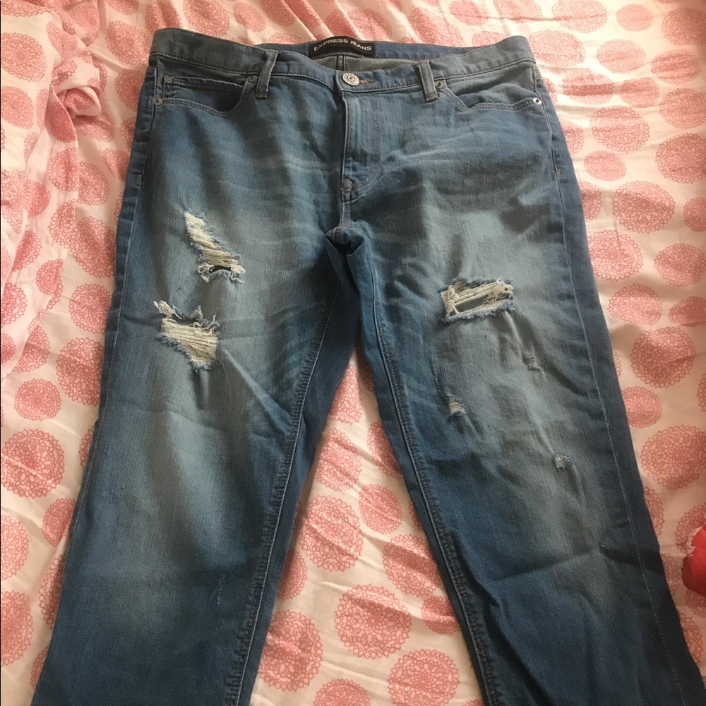 Express girlfriend jeans size 12