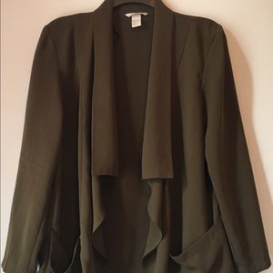 Chiffon Olive H&M Blazer