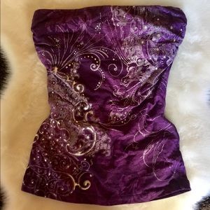 🍇Wet Seal Sexy Strapless Top🍇