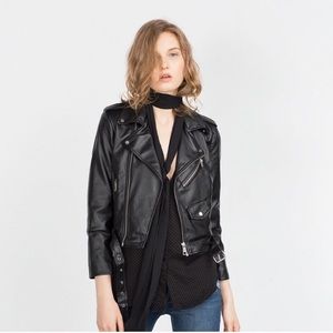 Zara Faux Leather Jacket
