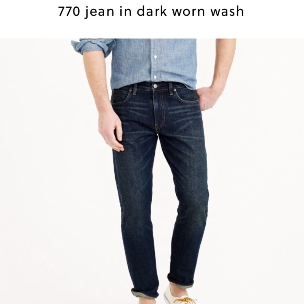J Crew Men's 770 Jeans NWOT 32/32