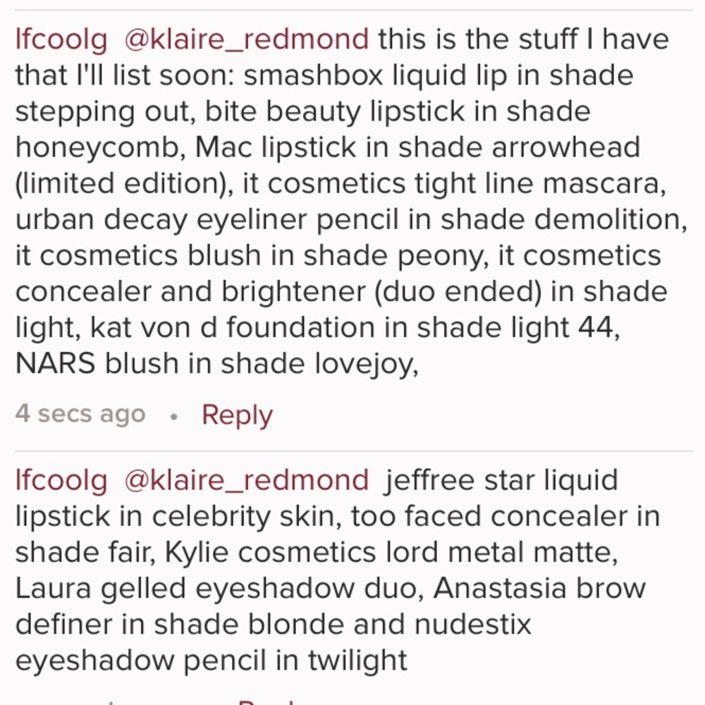 MAKEUP IM SELLING