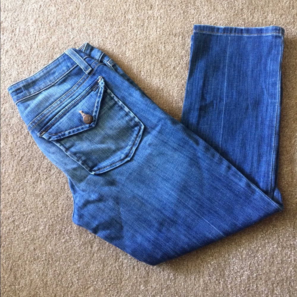 Joe's cropped honey kicker jeans