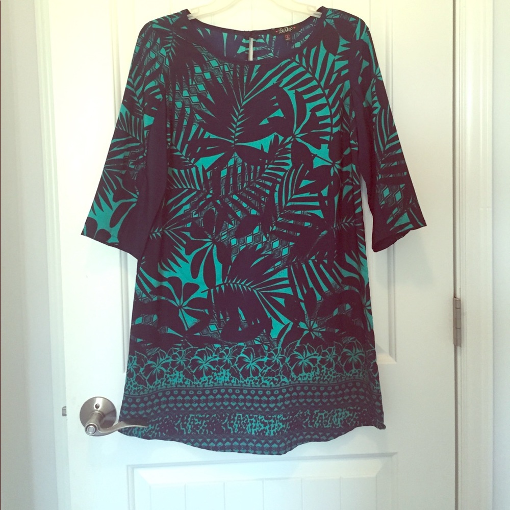 Blue and green dress. Worn once.