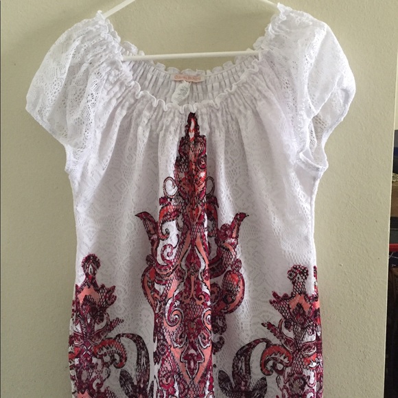 claudia richard Tops - Women's Claudia Richard Large White Blouse