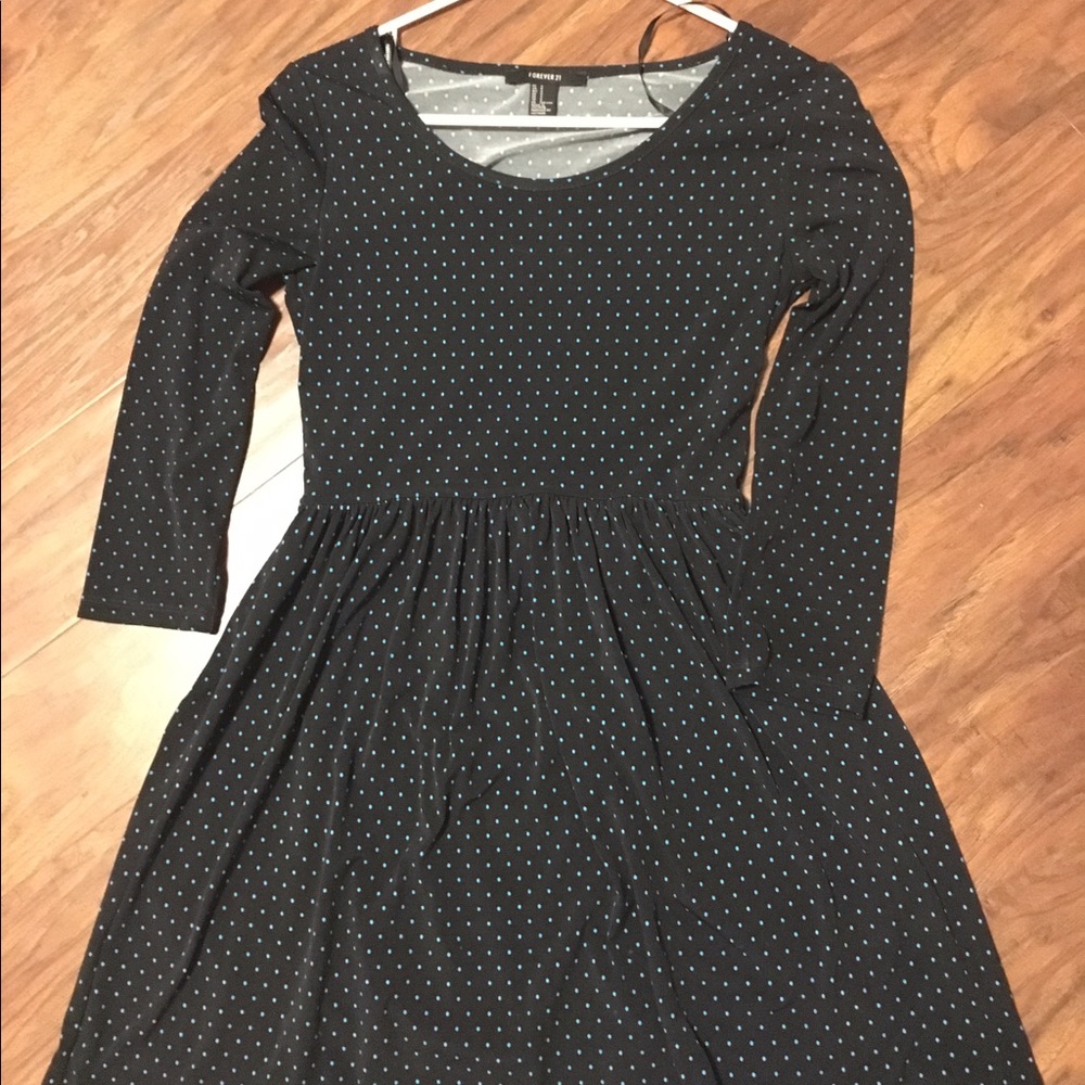 Blue polka dot dress from forever 21