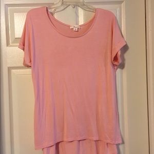 Cuffed sleeve essential top