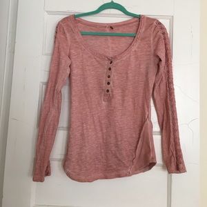 Free people long sleeve shirt