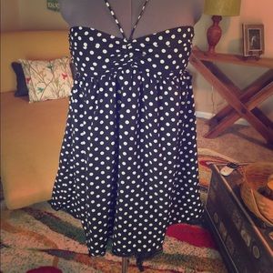 Polka Dot Empire Waist Dress