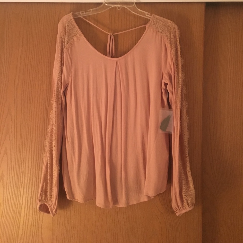 Blush Pink Blouse, New with Tags!
