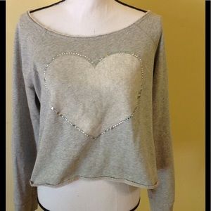 Oversized cropped Aeropostale sweater
