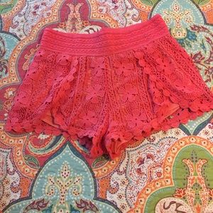 Lace shorts