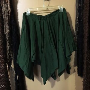 '6-Point Cotton Pixie Petal Skirt'