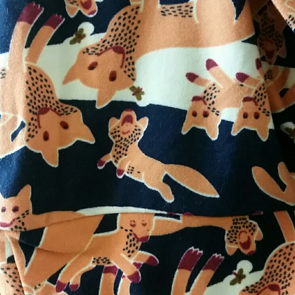 LLR Sale! EUC OS Lularoe Fox Leggings! - Picture 3 of 4