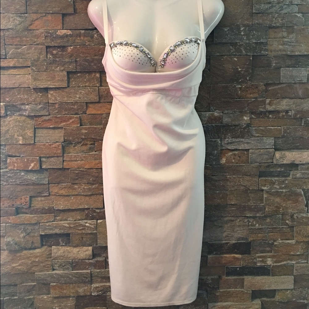 VS Rhinestone Bra Dress