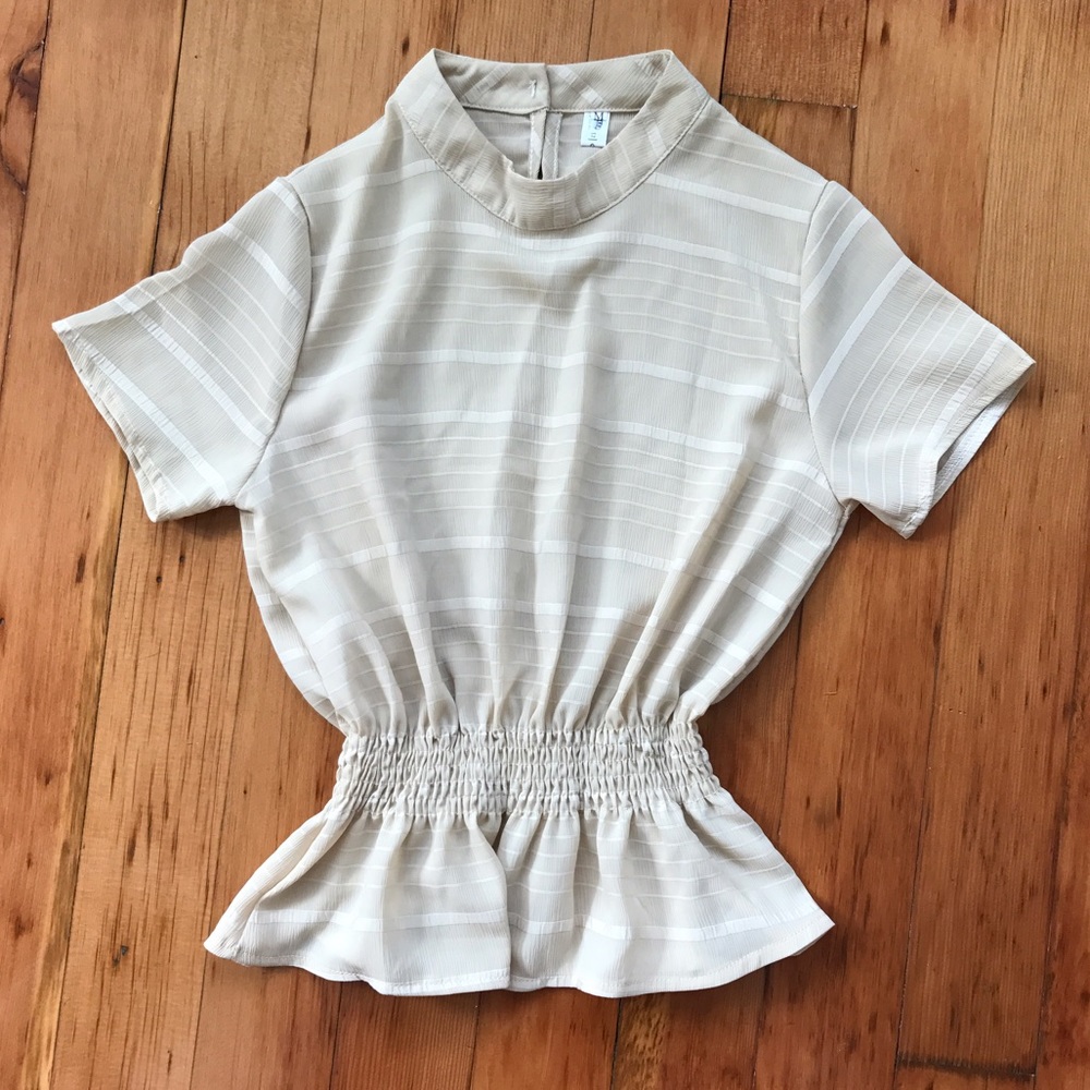 Vintage style Peplum Top