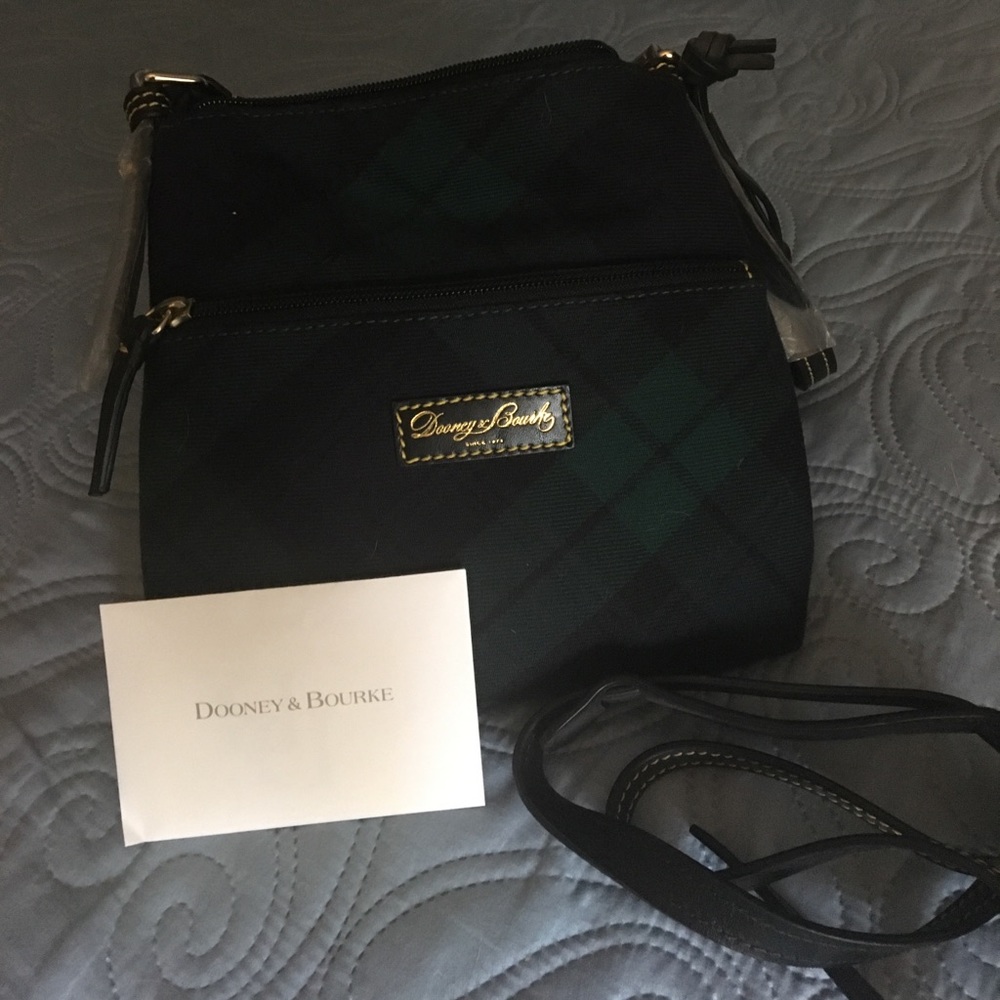 Dooney &  Bourke plaid cross body bag