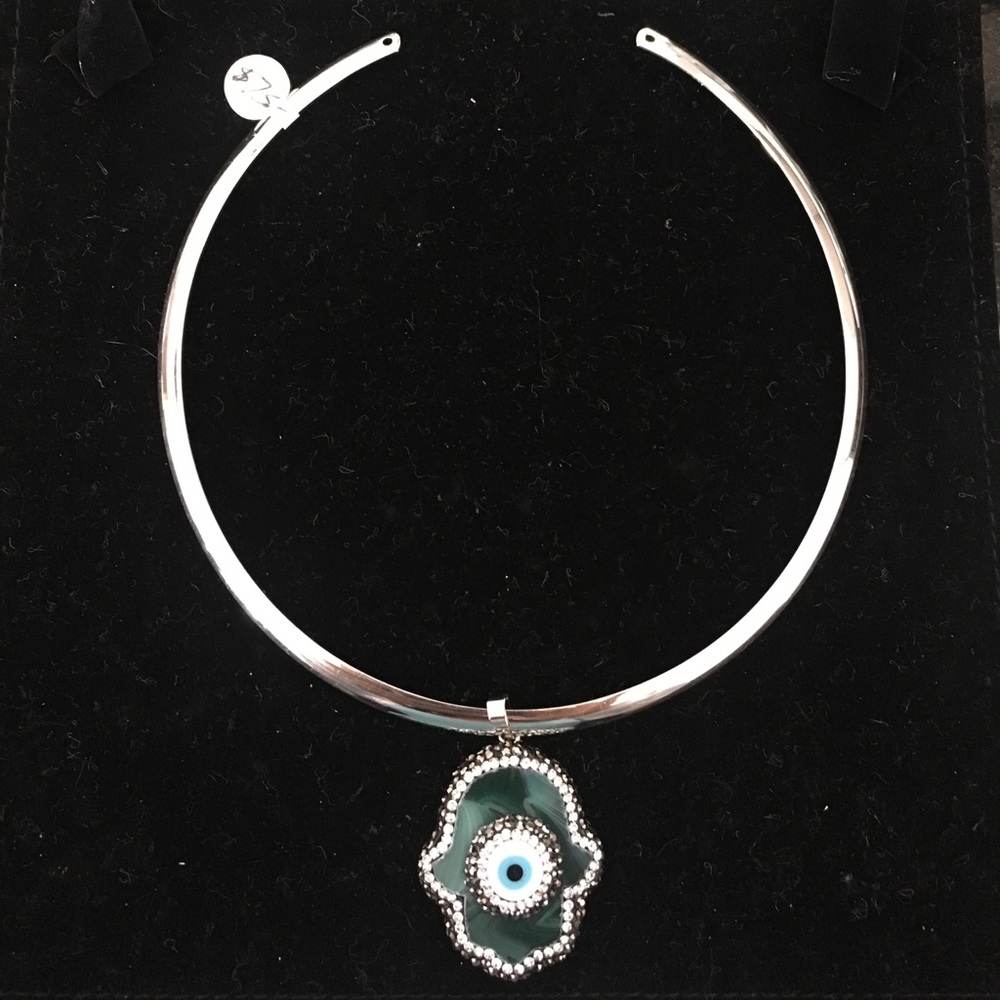 Druzy agate necklace