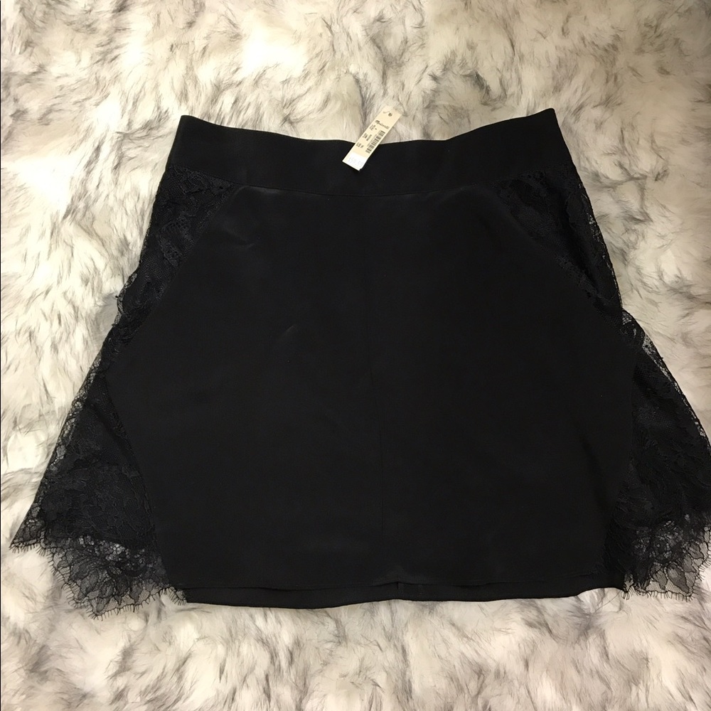 Silk Skirt with Lace Detail One Day Sale