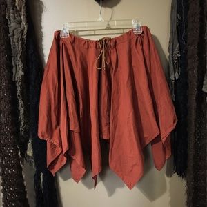 '6-point Cotton Pixie Petal Skirt'