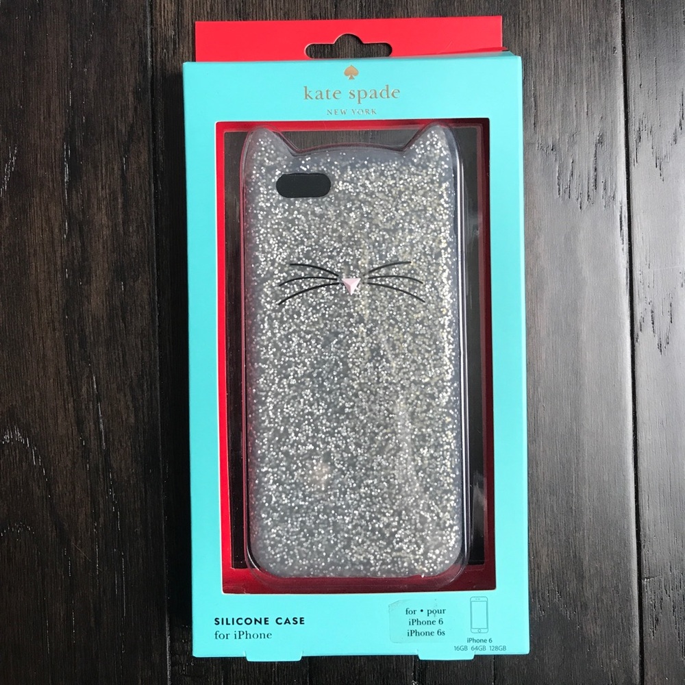 Kate spade glitter cat case