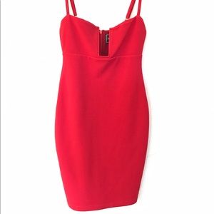 Love Nookie - Stadium Bustier Dress in Red