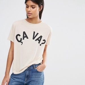 Whistles "Ça Va?" Slogan Tee