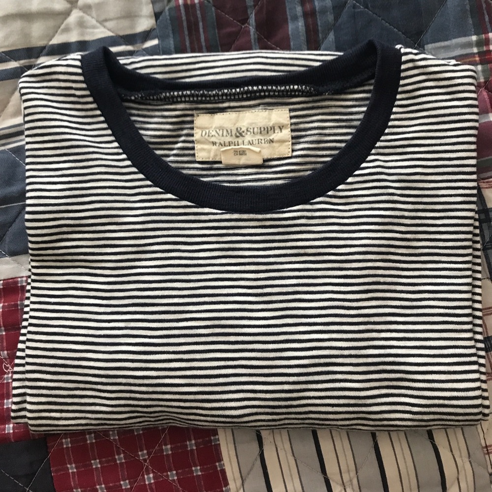 Ralph Lauren Denim & Supply Micro-Stripe Tee