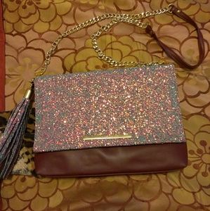 New maroon crossbody