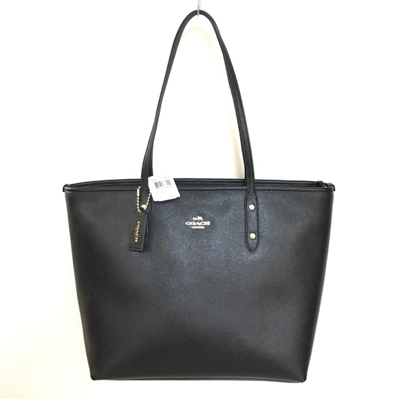 Coach Handbags - NWT Coach City Zip Black Tote 👜