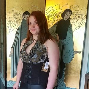 Spin Doctor halter top SteamPunk