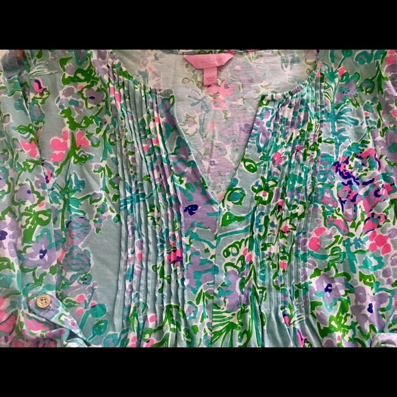 Lilly Pulitzer Pool Blue Southern Charm Braylen - Picture 4 of 4