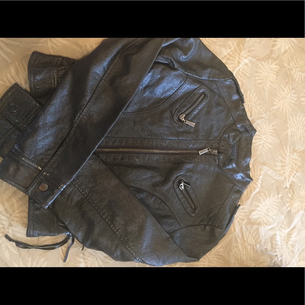 Leather jacket