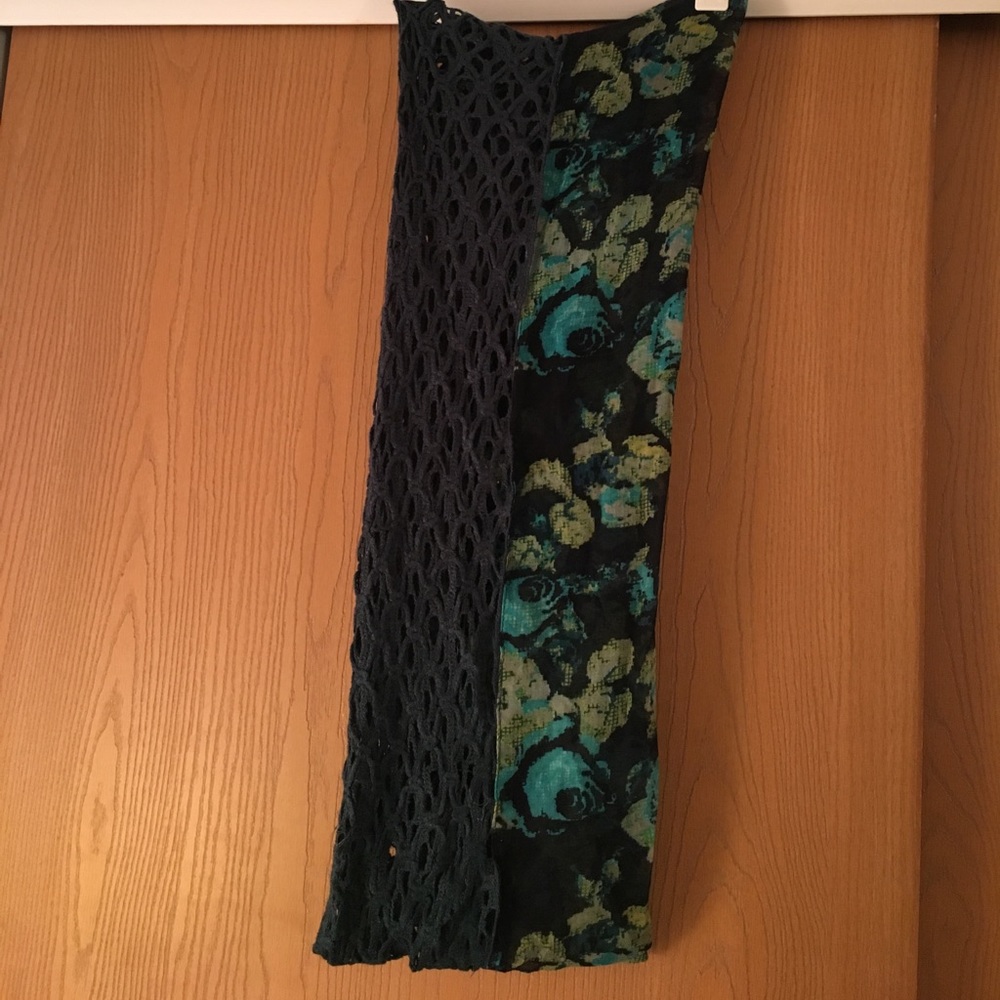 Blue/Green Fashion Infinity Scarf