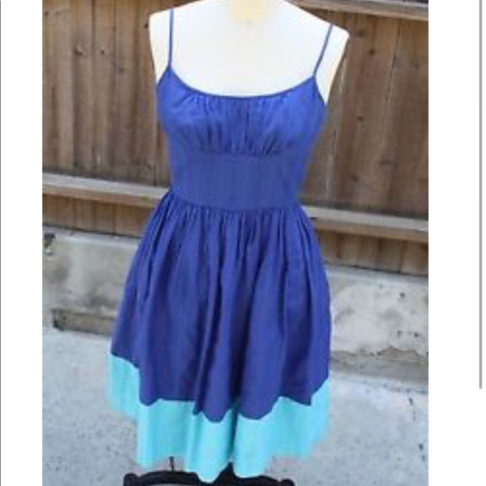 Trina Turk blue dress 2