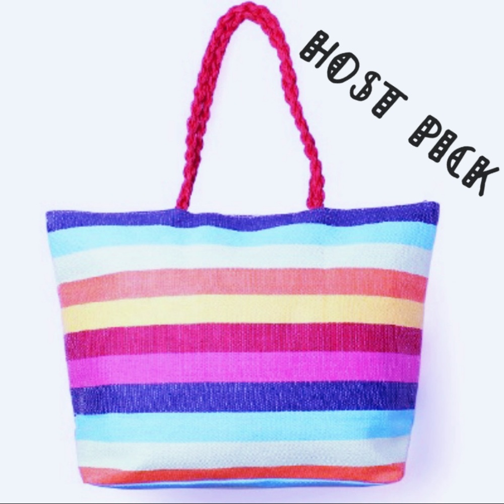 HP🥂1 LEFT! 🍃 Stripe TOTE 🍃